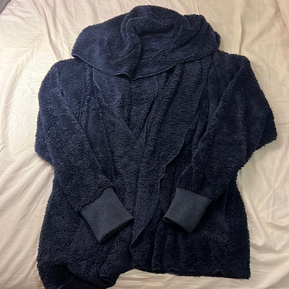 Navy Blue Bear Coat